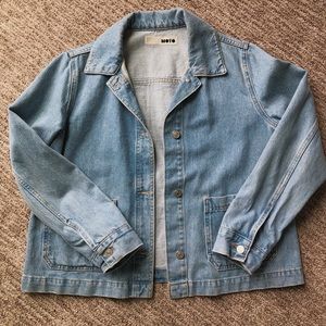 TOPSHOP moto denim jacket